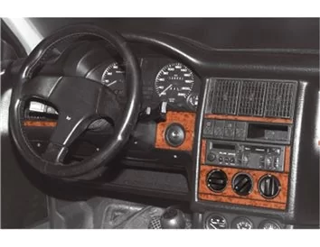 Audi 80 90 B4 10.86-01.95 3D Interior Dashboard Trim Kit Dash Trim Dekor 11-Parts - 1 - Interior Dash Trim Kit