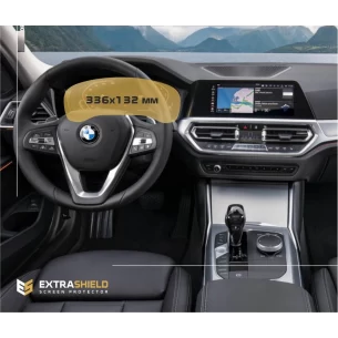 BMW 3 Series (G20) 2020 - Present Digital Speedometer (without sensor) 12,3" ExtraShield Screeen Protector