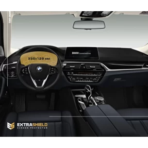 BMW 5 Series (G30) 2016 - 2020 Digital Speedometer (left button) 12,3" ExtraShield Screeen Protector