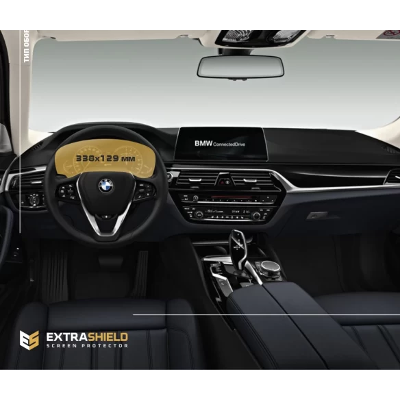 BMW 5 Series (G30) 2016 - 2020 Digital Speedometer (left button) 12,3" ExtraShield Screeen Protector