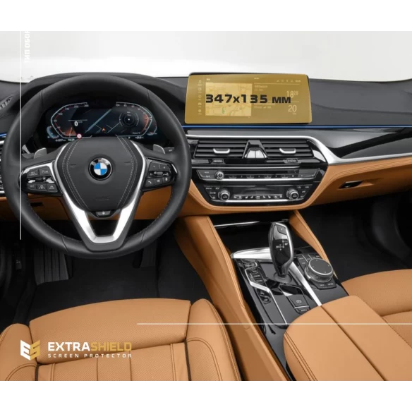 BMW 5 Series (G30) 2016 - Present Multimedia 12,3" ExtraShield Screeen Protector