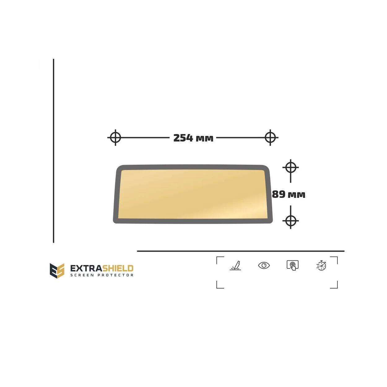 BMW 7 Series (F01/F02) 2012 - 2015 Multimedia NBT EVO 10,2" ExtraShield Screeen Protector