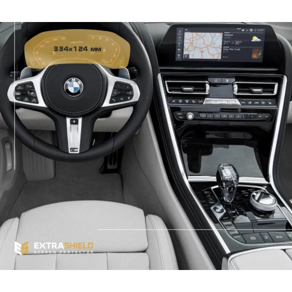 BMW 8 Series (G14-16) 2018 - Present Digital Speedometer (without sensor) 12,3" ExtraShield Screeen Protector