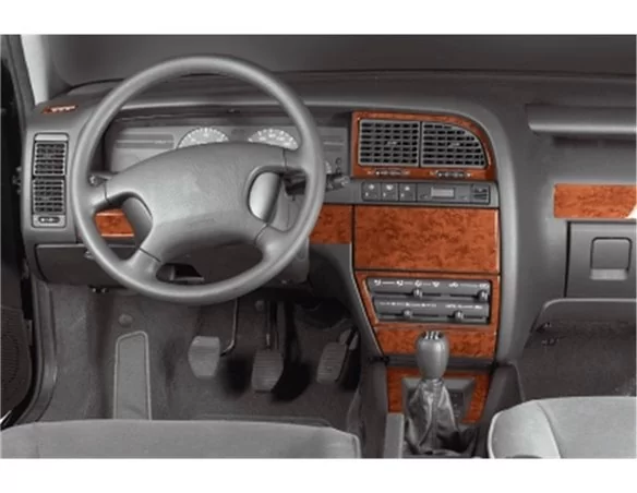 Citroen Xantia II 01.1998 3D Interior Dashboard Trim Kit Dash Trim Dekor 18-Parts - 1 - Interior Dash Trim Kit