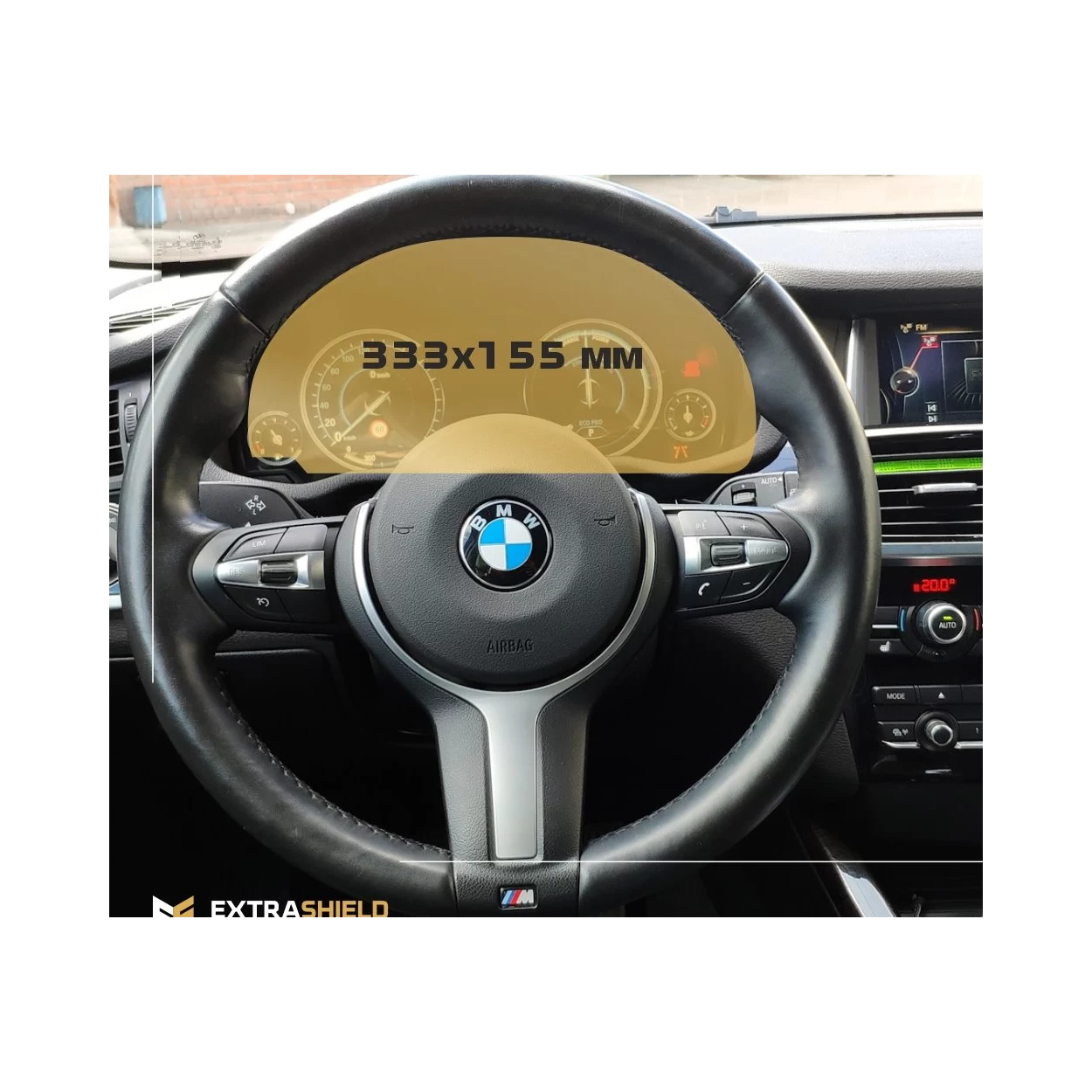 BMW X3 (F25) 2010 - 2017 Digital Speedometer Analog ExtraShield Screeen Protector