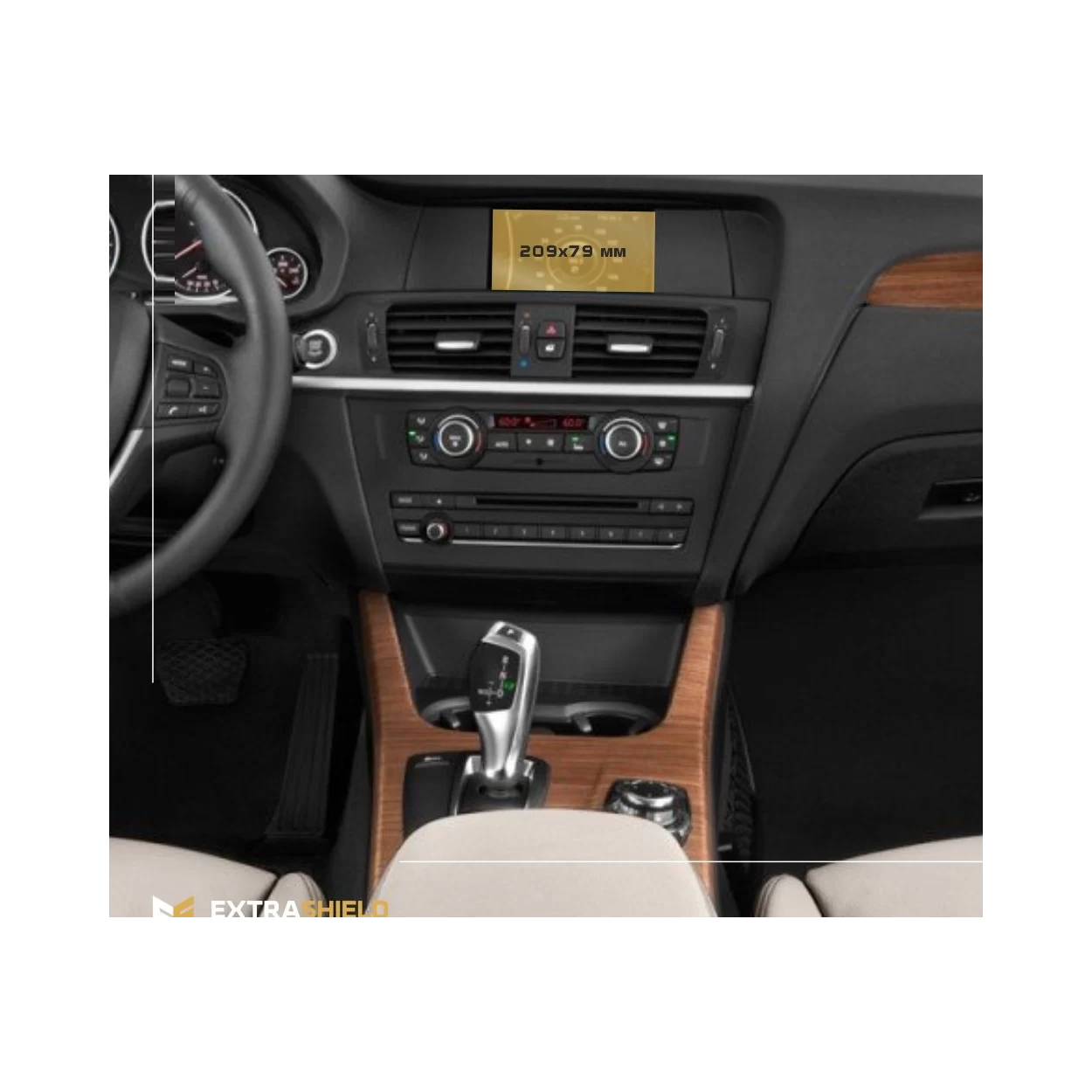 BMW X3 (F25) 2010 - 2014 Multimedia 8,8" ExtraShield Screeen Protector