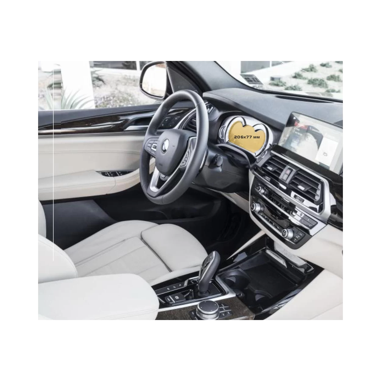 BMW X3 (G01) 2017 - 2021 Digital Speedometer (Central) 12,3" ExtraShield Screeen Protector