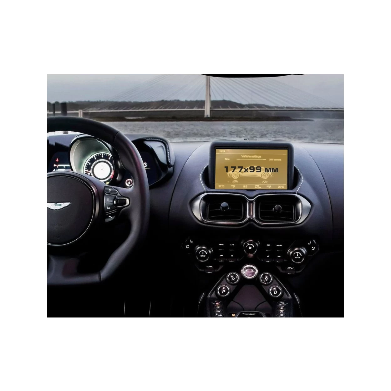 Aston Martin DBS 2018 - Present Multimedia 12" ExtraShield Screeen Protector