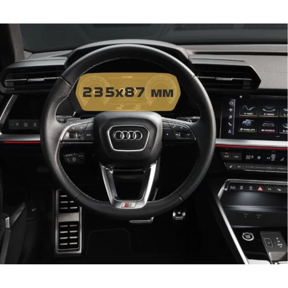 Audi A3 (8Y) 2020 -Presnt. Digital Speedometer Audi virtual cockpit 10,25" ExtraShield Screeen Protector