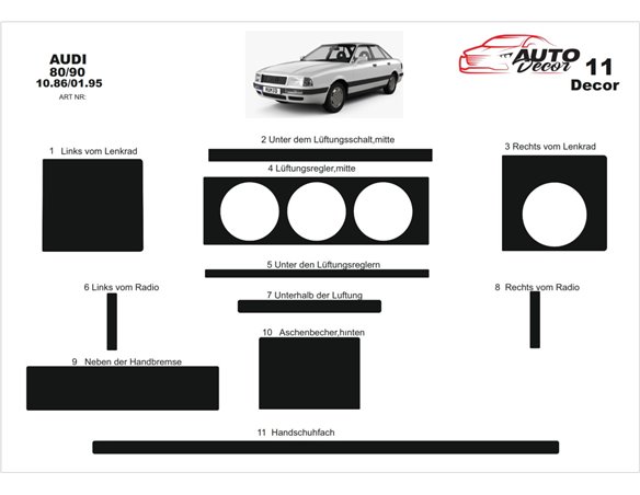 Audi A6 C5 Typ 4B 05.97-05.01 3M 3D Car Tuning Interior Tuning Interior Customisation UK Right Hand Drive Australia Dashboard Tr