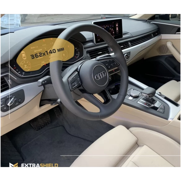 Audi A4 (B9) Pre-facelift 2015 - 2020 Digital Speedometer Analog 12" ExtraShield Screeen Protector