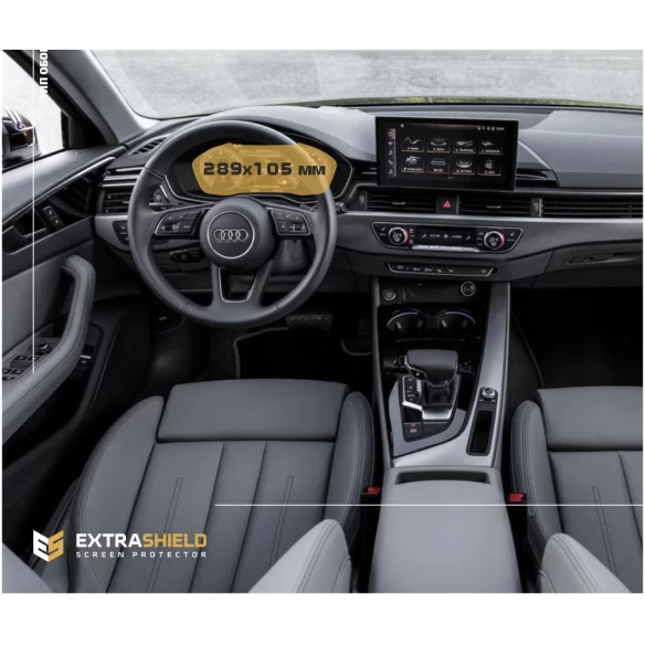 Audi A4 (B9) Pre-facelift 2015 - 2020 Digital Speedometer Audi Virtual Cockpit 12" ExtraShield Screeen Protector