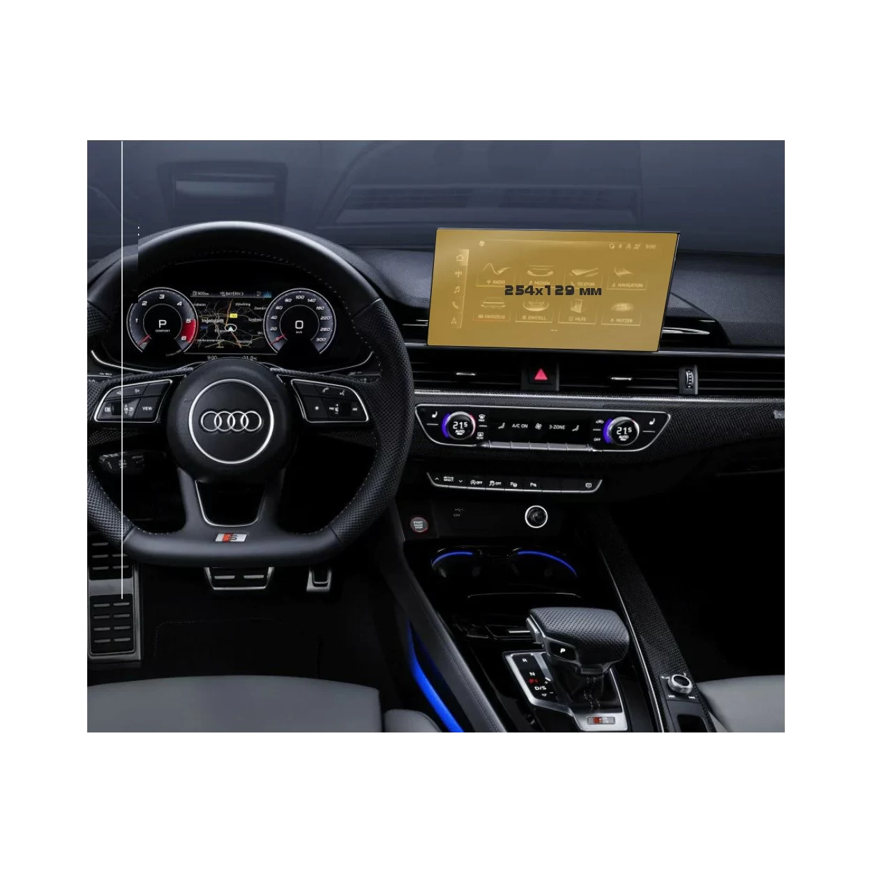 Audi A5 (F5) Pre-facelift 2016 - 2020 Multimedia MMI 8,3" ExtraShield Screeen Protector