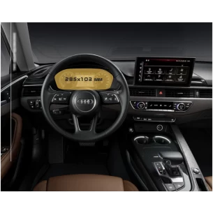Audi A5 (F5) Facelift 2019 - Present Digital Speedometer Audi Virtual Cockpit 12,3" ExtraShield Screeen Protector