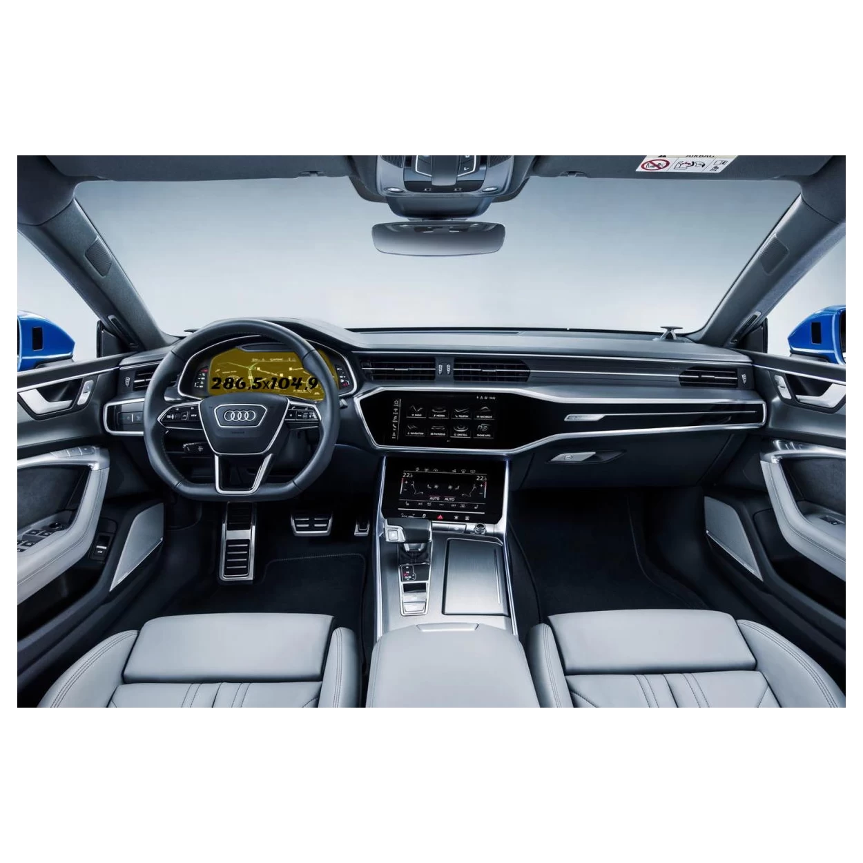 Audi A7 II (4K) 2017 - Present Digital Speedometer Audi Virtual Cockpit 12,3" ExtraShield Screeen Protector