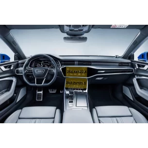 Audi A7 II (4K) 2017 - Present Multimedia + Climate-Control 10,2-8,6" ExtraShield Screeen Protector