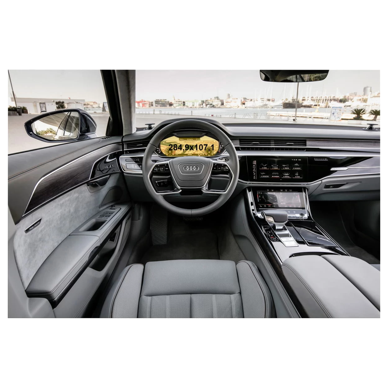 Audi A8 (D5) 2017 - Present Digital Speedometer Audi Virtual Cockpit 12,3" ExtraShield Screeen Protector