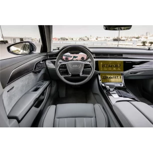 Audi A8 (D5) 2017 - Present Multimedia + Climate-Control 10,2-8,6" ExtraShield Screeen Protector