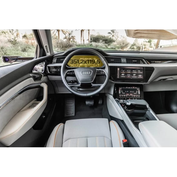 Audi E-tron 2018 - Present Digital Speedometer 12,3" ExtraShield Screeen Protector