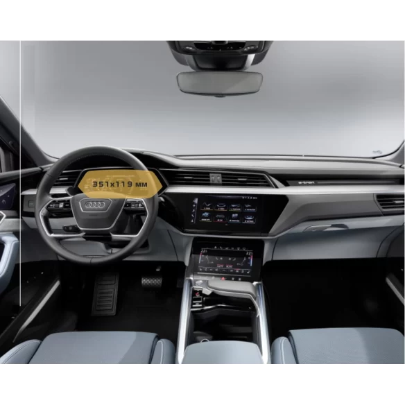 Audi E-tron GT (RS) 2021 - Present Digital Speedometer 12,3" ExtraShield Screeen Protector