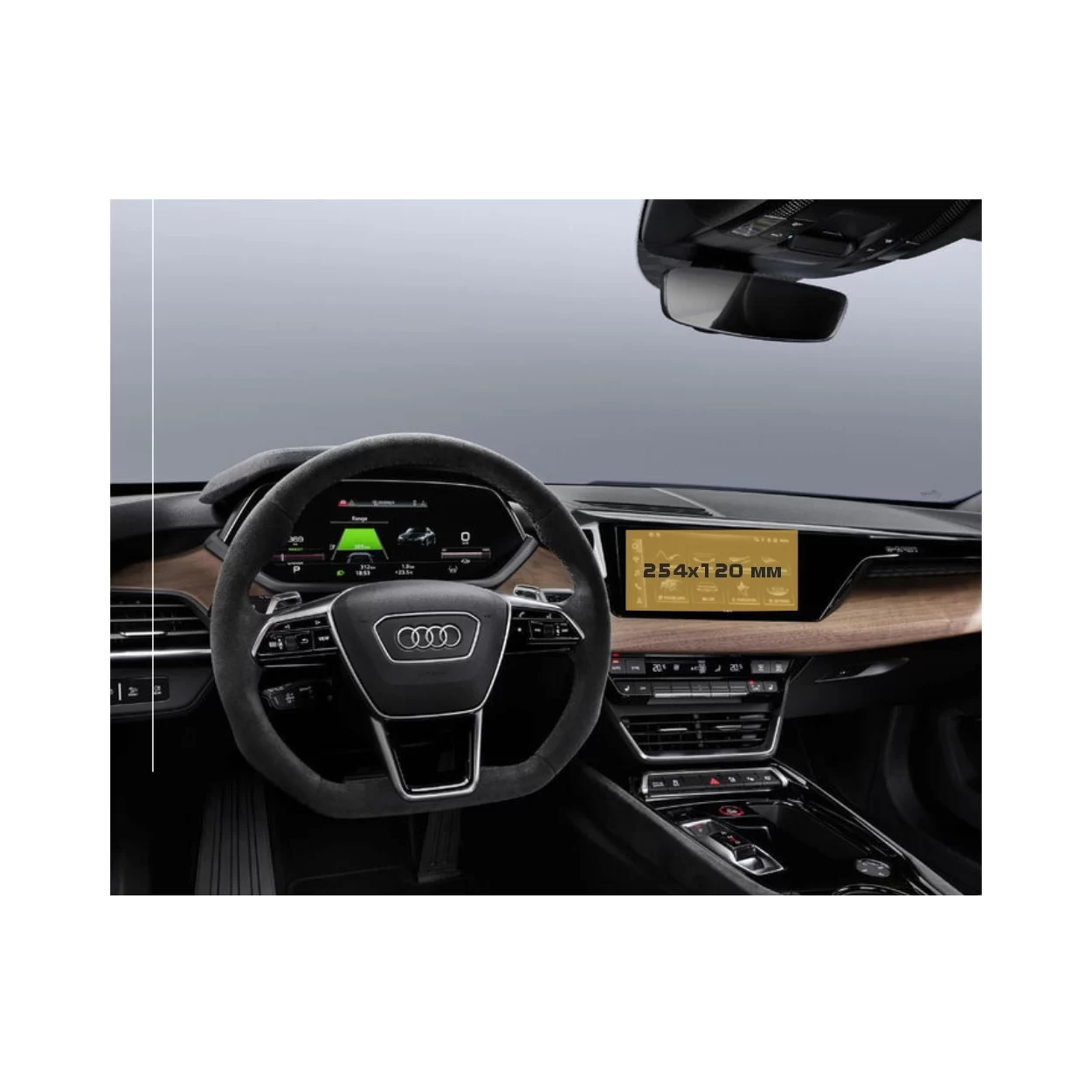 Audi E-tron GT (RS) 2021 - Present Multimedia 10,1" ExtraShield Screeen Protector