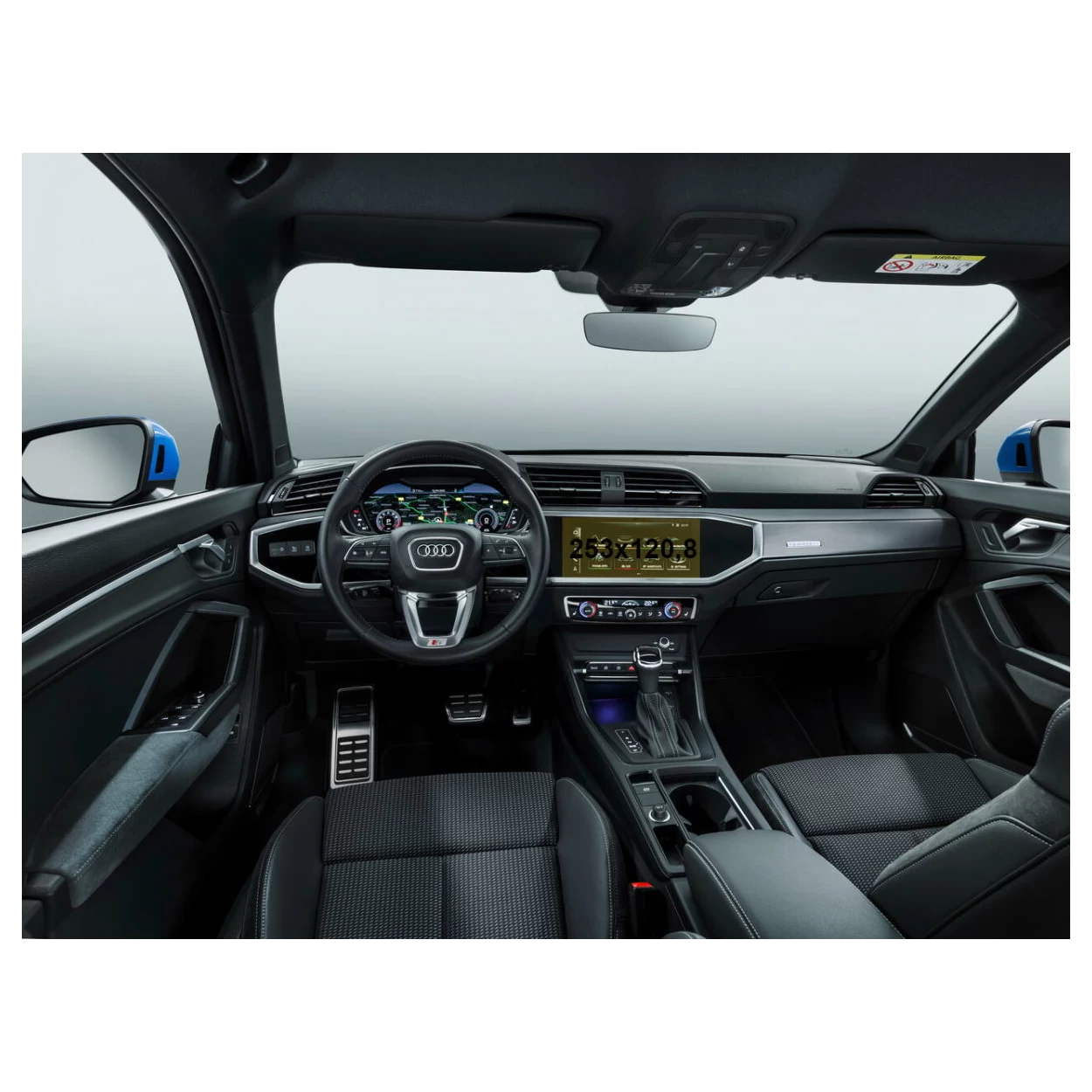 Audi Q3 II (F3) 2018 - Present Multimedia MMI 8,8" ExtraShield Screeen Protector