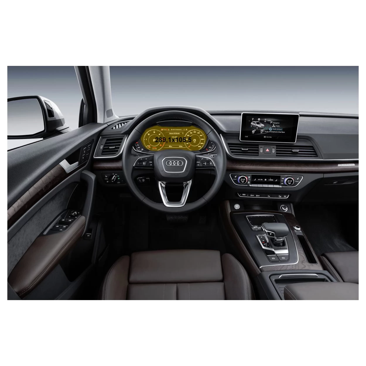 Audi Q5 II (FY) Facelift 2019 - Present Digital Speedometer Audi Virtual Cockpit 12" ExtraShield Screeen Protector