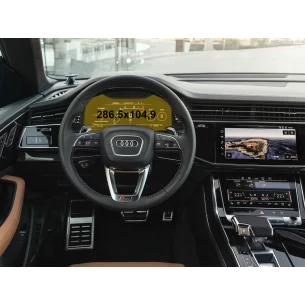 Audi Q8 (4MN) 2018 - Present Digital Speedometer Audi Virtual Cockpit 12,3" ExtraShield Screeen Protector