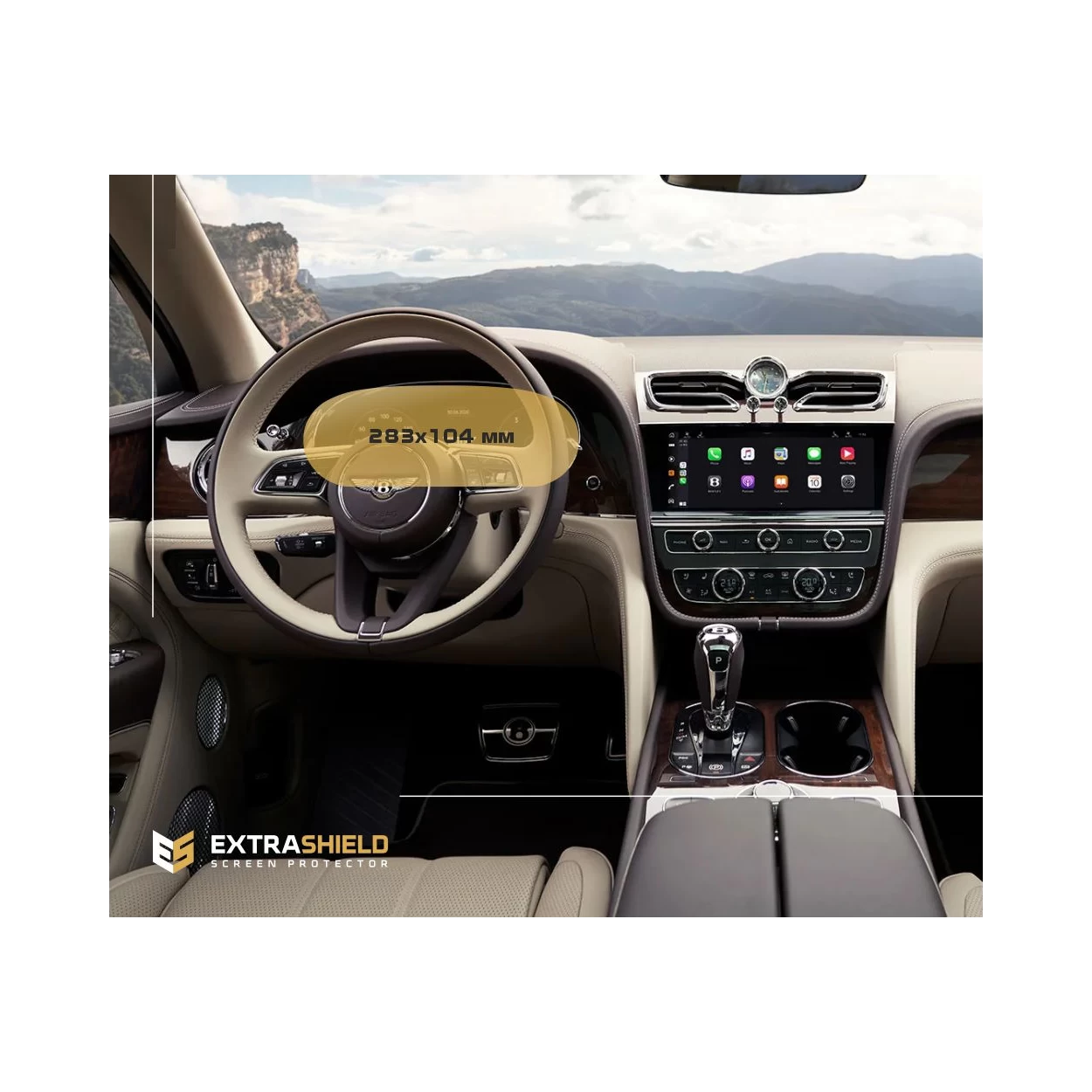 Bentley Bentayga 2020 - Present Digital Speedometer ExtraShield Screeen Protector