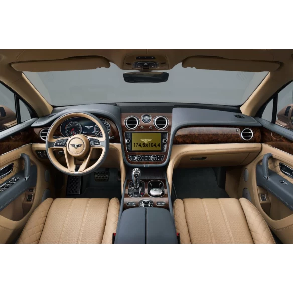 Bentley Continental GT 2012 - 2017 Multimedia 8" ExtraShield Screeen Protector