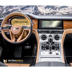 Bentley Continental GT 2017 - Present Digital Speedometer ExtraShield Screeen Protector