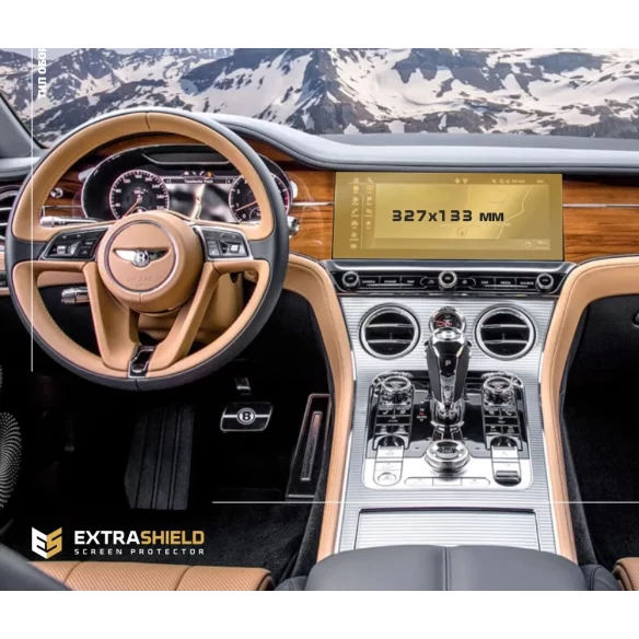 Bentley Continental GT 2017 - Present Multimedia Bang & Olufsen 12,3" ExtraShield Screeen Protector
