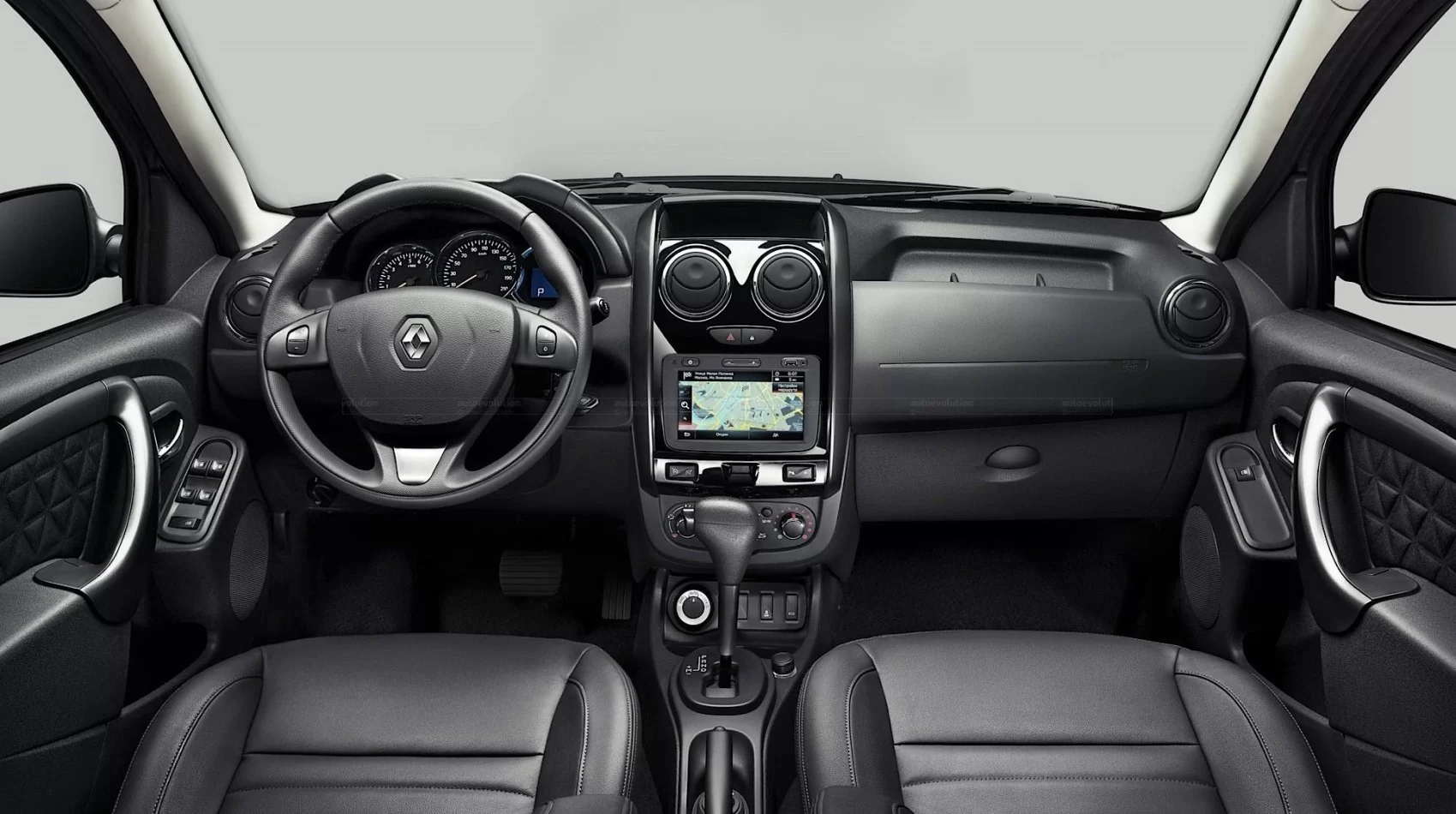 Dacia Duster 01.2013 3D Interior Dashboard Trim Kit Dash Trim Dekor 13-Parts - 1 - Interior Dash Trim Kit