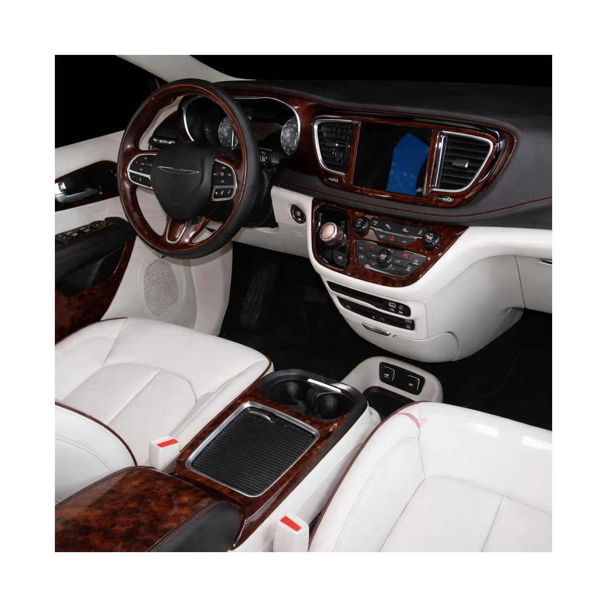 Chrysler Pacifica 2017-2023 Interior WHZ Dashboard trim kit 18 Parts