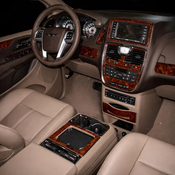 Chrysler Town Country 2011-2016 Interior WHZ Dashboard trim kit 18 Parts