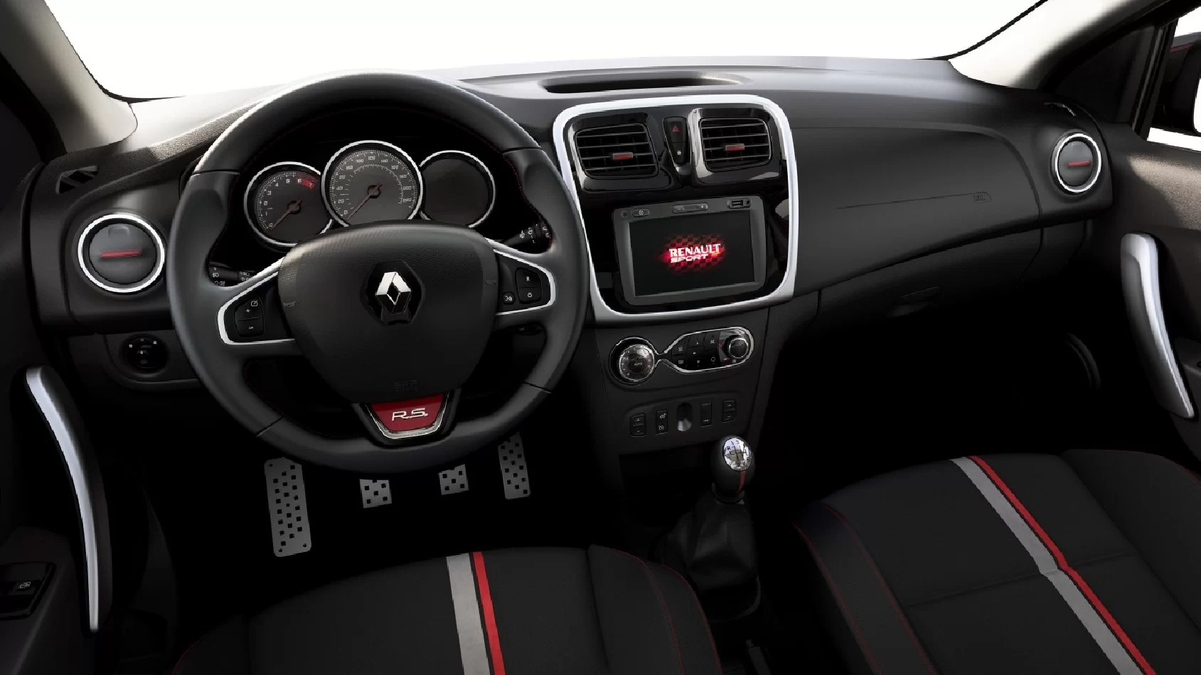 Dacia Sandero 01.2010 3D Interior Dashboard Trim Kit Dash Trim Dekor 22-Parts - 1 - Interior Dash Trim Kit