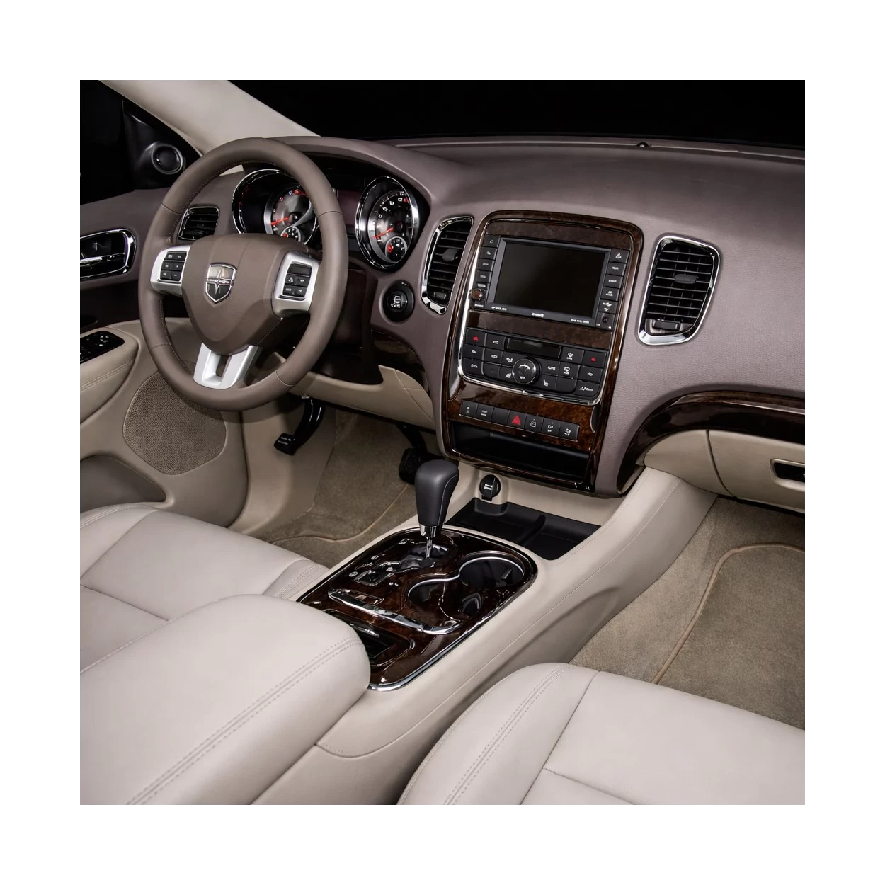Dodge Durango WD 2011-2022 Interior WHZ Dashboard trim kit 22 Parts