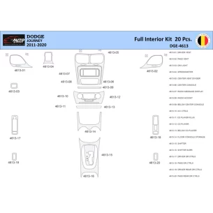 Dodge Journey 2011-2022 Interior WHZ Dashboard trim kit 20 Parts