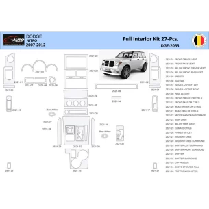 Dodge Nitro 2007-2012 Interior WHZ Dashboard trim kit 37 Parts