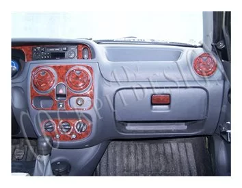 Dacia Solenza 04.2004 3D Interior Dashboard Trim Kit Dash Trim Dekor 27-Parts - 1 - Interior Dash Trim Kit