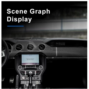 Ford Mustang  2015-2023 Interior WHZ Dashboard trim kit 47 Parts