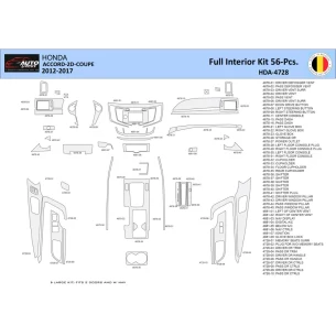 Honda Accord 2014-2022 Interior WHZ Dashboard trim kit 56 Parts 2