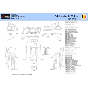 Honda Accord 2014-2022 Interior WHZ Dashboard trim kit 55 Parts 2