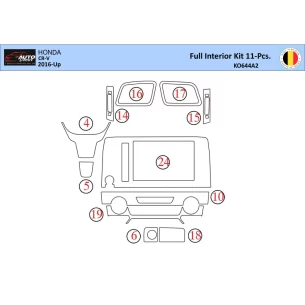 Honda CR-V 2016-2022 Interior WHZ Dashboard trim kit 16 Parts 2