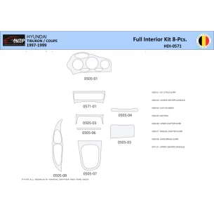 Hyunda Coupe 1997-1999 Interior WHZ Dashboard trim kit 20 Parts 2