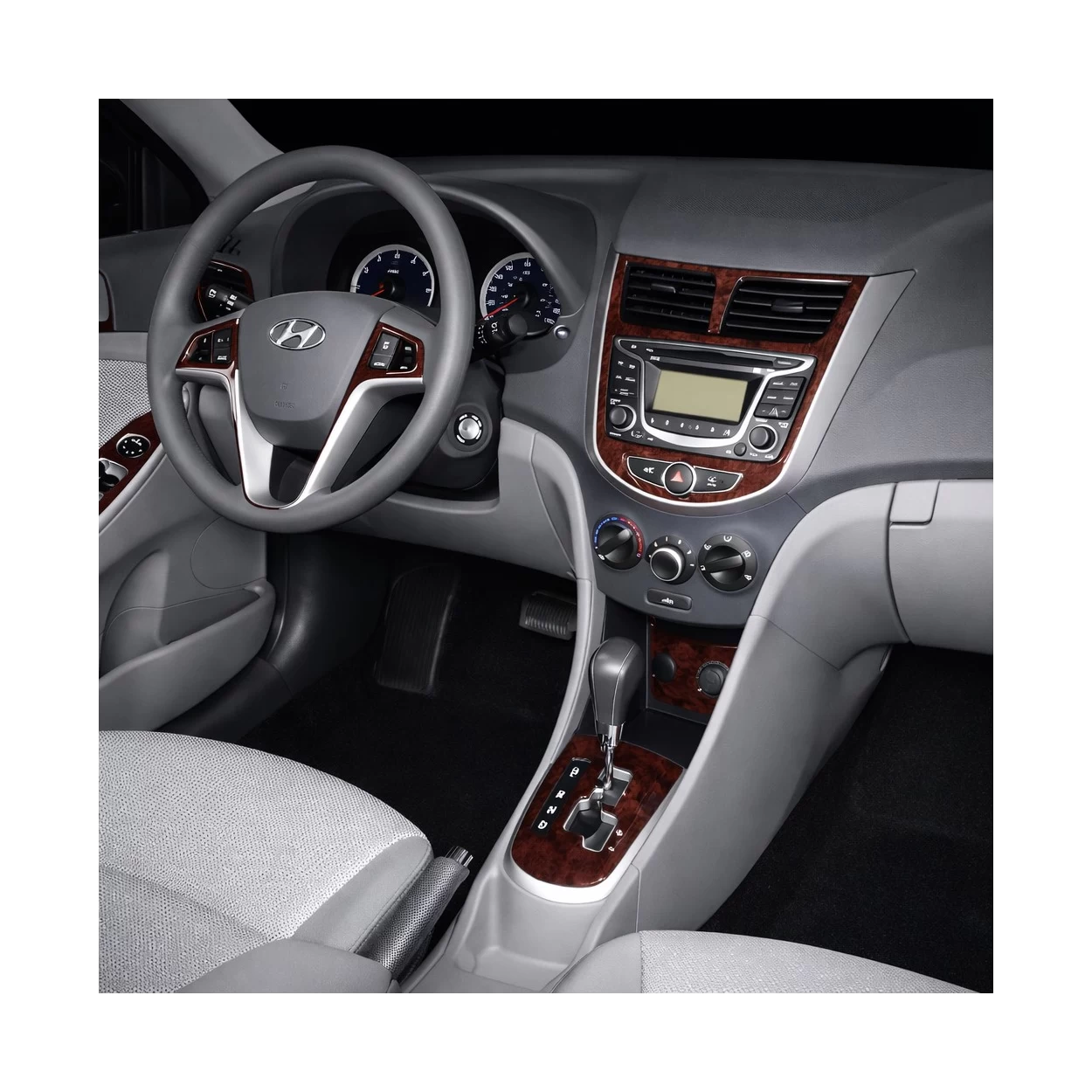 Hyundai Accent 2012-2017 Interior WHZ Dashboard trim kit 17 Parts