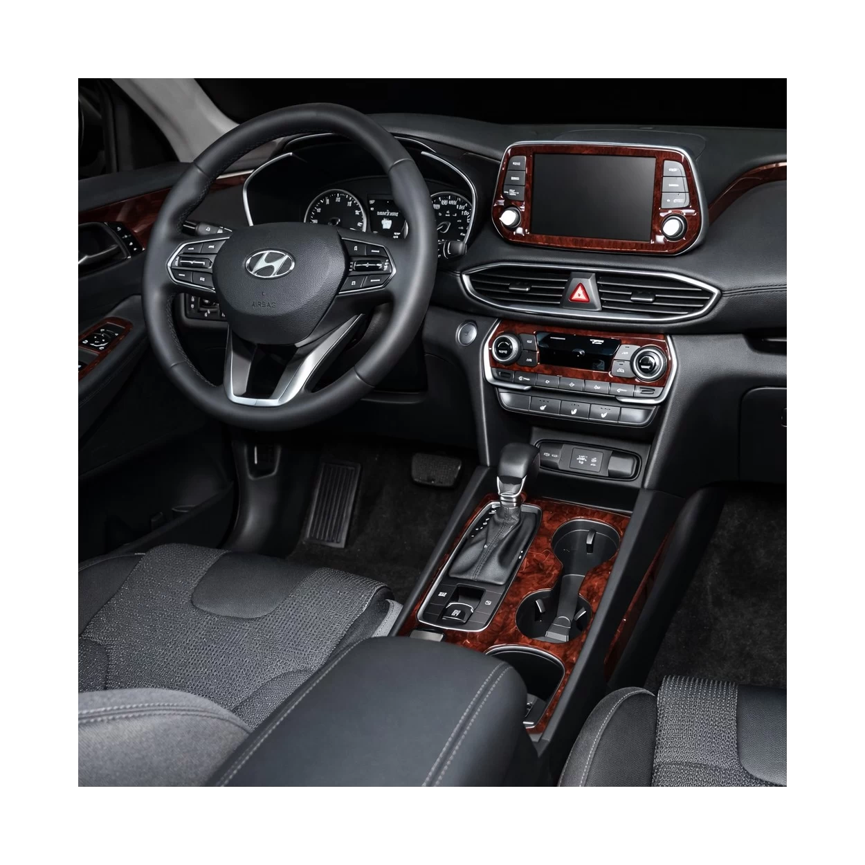 Hyundai Santa Fe 2019-2022 Interior WHZ Dashboard trim kit 31 Parts