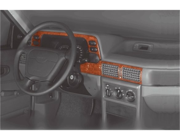Nissan Interstar 01.2003 3M 3D Car Tuning Interior Tuning Interior Customisation UK Right Hand Drive Australia Dashboard Trim Ki