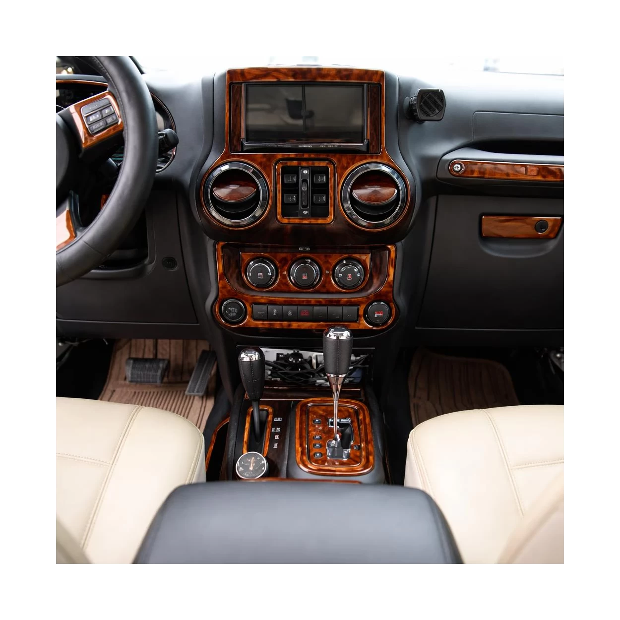 Jeep Wrangler 2011-2017 Interior WHZ Dashboard trim kit 25 Parts