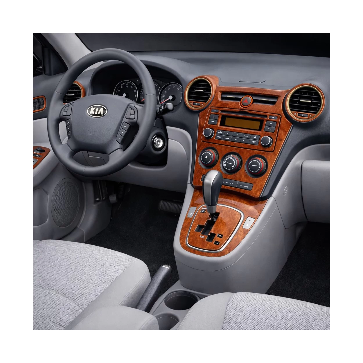 KIA Carens 2009 Interior WHZ Dashboard trim kit 34 Parts